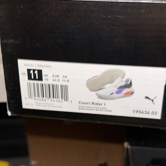 Puma “Court Rider 1” Men’s Size 11 US *New with og Box*  Style code 195634 02 - Picture 11 of 11
